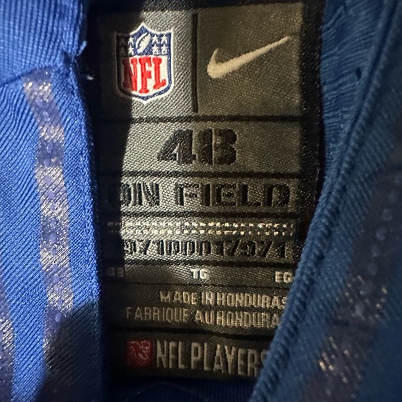 Nike On Field Indianapolis Colts Andrew‎ Luck 12 Jersey Sz 48 - Picture 6 of 6